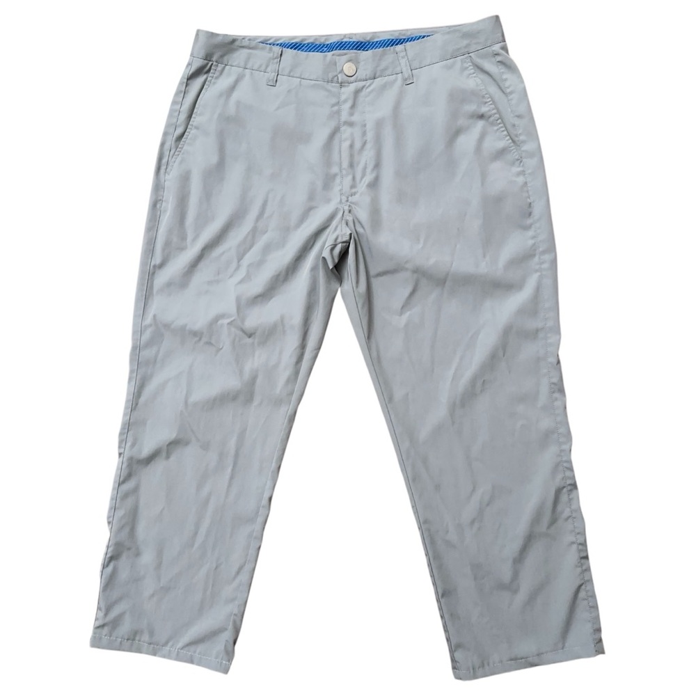 Bonobos Golf Pants Mens Size 34x34 (34x25) Lightweight 5-Pockets Athletic Gray